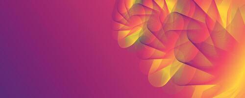 purple and orange abstract fluid shapes with smooth flowing texture, digital art vector