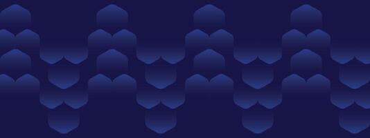 deep blue background with flowing abstract hexagonal shapes, digital design vector