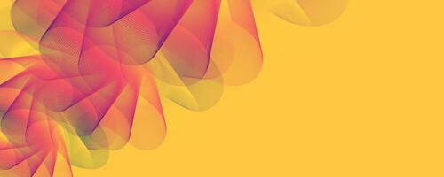 vibrant yellow and purple flowing abstract shapes with smooth gradients, digital art design vector