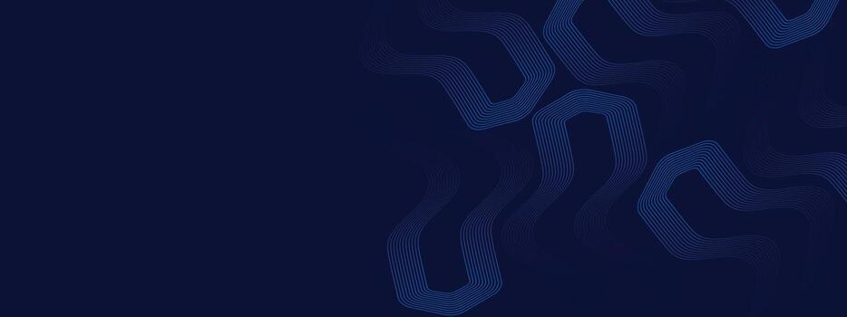 fluid blue abstract pattern with geometric shapes, digital art design vector