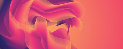 vibrant pink and purple gradient with smooth flowing shapes, abstract digital design vector