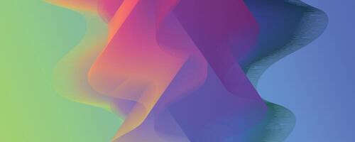 soft green and purple gradient with flowing abstract shapes, digital art design vector