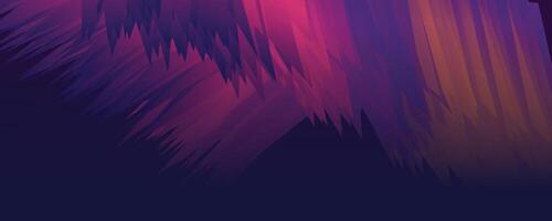 abstract flowing strokes in purple and orange with dynamic gradient, digital art vector