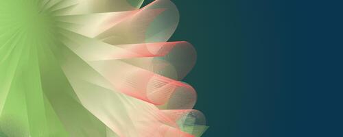 soft green and pink flowing shapes with gradient texture, smooth digital design vector
