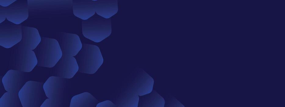 resumen azul hexagonal formas con suave fluir y dinámica textura, digital diseño vector