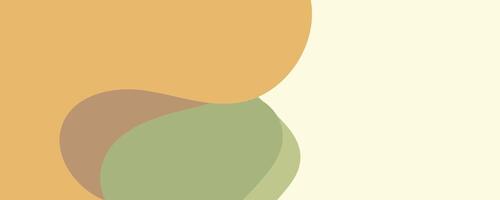 warm earth tone abstract design with smooth flowing curves and minimal color palette vector