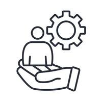 skills icons isolated on White Background. Flat style design vector
