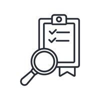 testing icons isolated on White Background. Flat style design vector