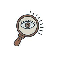 observation color with background vector