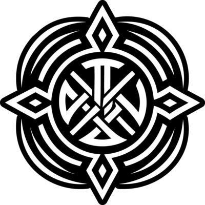 Uruz rune symbol icon in solid style
