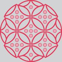 Charming Pink and Red Seamless Dots Pattern for Backgrounds and Textiles. vector