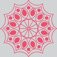 Charming Pink and Red stylish Dots Pattern. vector