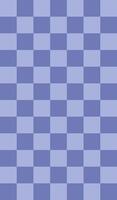 Vertical abstract purple checkered pattern background with alternating light and dark violet squares. Concept of geometric symmetry, minimalism, texture, digital art for creative and design projects vector