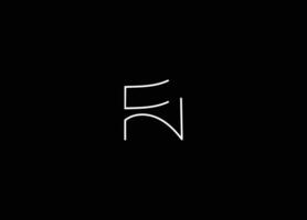 Alphabet letters or Initials. Monogram vector