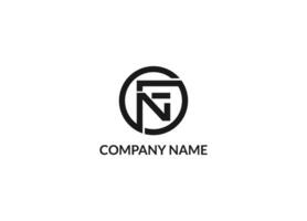 Alphabet letters or Initials. Monogram logo FN, F and N. Creative FN Logo Design FN vector