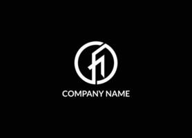 Alphabet letters or Initials. Monogram logo FN, F and N. Creative FN Logo Design Concept. Alphabet vector