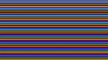 Colorful Horizontal Stripes in a Multicolored Abstract Digital Art Pattern video