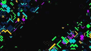 Glitch error effect. Digital background vector