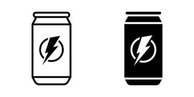 Energy Drink Can icon. for mobile concept and web design. illustration vector