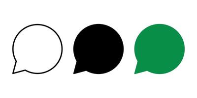 Set of Speech Bubble icons. for mobile concept and web design. illustration on white background vector