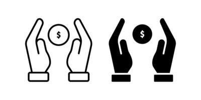 Save Money icon set. for mobile concept and web design. illustration vector