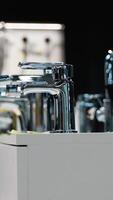 Faucet Display in Modern Plumbing Showroom video