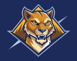 The mascot of the nashville predators vector