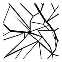 Surface with a texture similar to broken glass. Make it appear as if the glass is fractured or shattered. Isolated artwork on white background vector