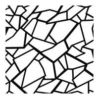 Some shattered glass. Make it seem as though the glass is fractured or broken. Illustration isolated on a white background. vector