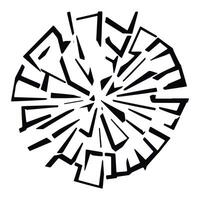 A surface that feels like shattered glass. Make it look like the glass is fractured or shattered. Artwork isolated on a white background vector