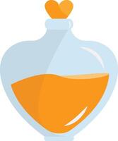 Magic Potion Bottle with Elixir. vector