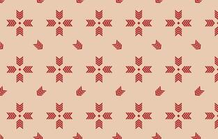 red arrow florals seamless pattern vector