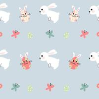 Easter bunny fabric by jessicaj on spoonflower - custom fabric vector