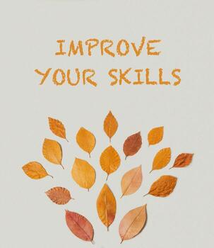 un colección de hojas en varios tamaños y formas, arreglado en un circulo foto