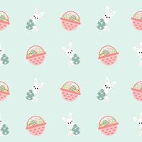 Easter bunny fabric by jessicaj on spoonflower - custom fabric vector
