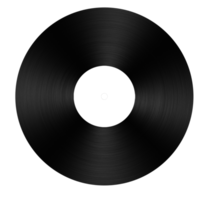 Vinyl Disk Record and Cover mockup template with Transparent plastic wrap texture. Template realistic retro design for entertainment advertising, music studio branding. 3D rendering png