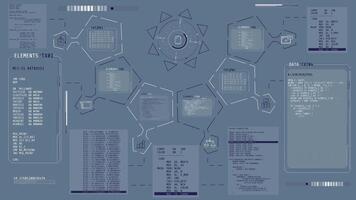 Infographic animation on the theme of programming and mobile device. video