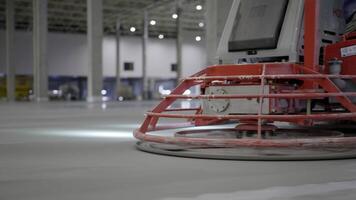 Observe the advanced High Tech Concrete Finishing Machine performing its task in action today. Clip video