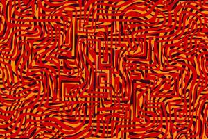 Intricate patterns of red and black lines create a mesmerizing visual effect vector