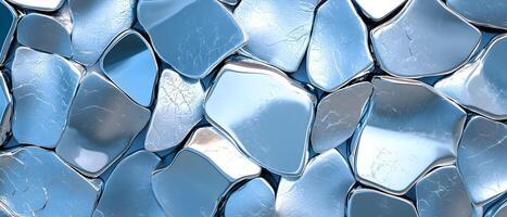 A metal surface with a pattern of squares 6 photo
