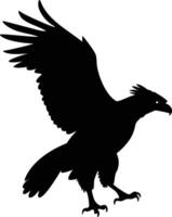 silhouette Eagle design on a white background vector