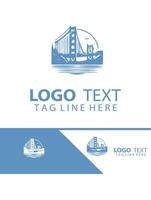Riverstone bridge logo vector