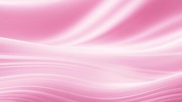 Pink abstract curves with shadow and light background, 3d rendering. video
