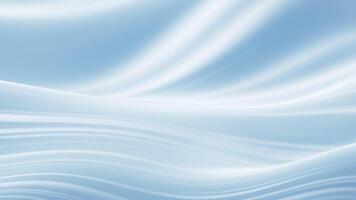 Blue abstract curves with shadow and light background, 3d rendering. video