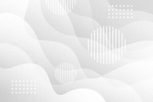 white geometric background with using abstract wavy shapes and geometric patterns best use in banners, flyers, web backgrounds, business brochures vector