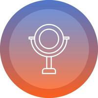 Mirror icon. colored outline icon style. vector