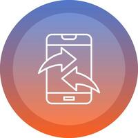 Send Data Icon Design vector