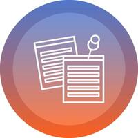 Sticky Notes Icon Design vector
