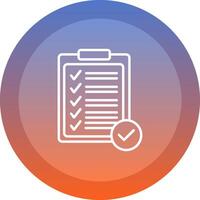 Requirement icon. colored outline icon style. vector