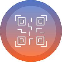 Qr Code Icon Design vector